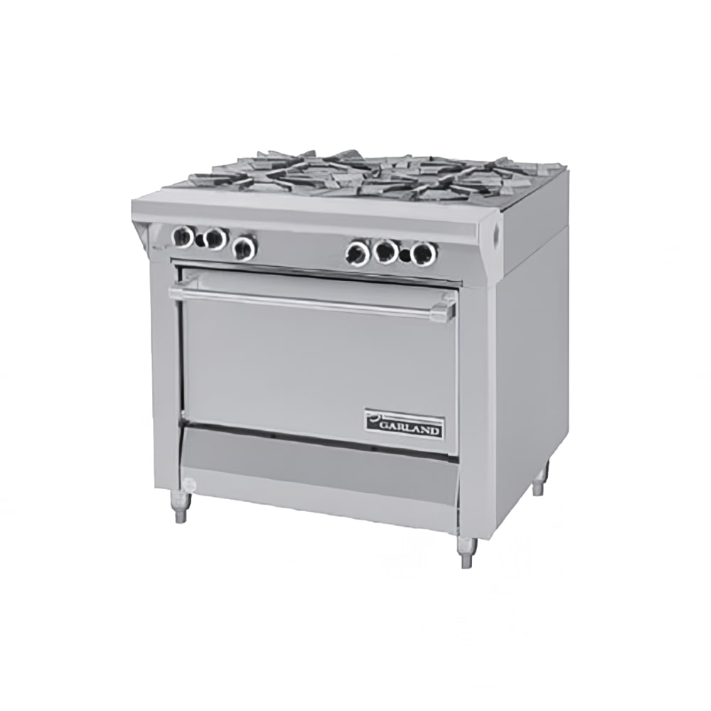 Garland Mst44s E 34 4 Burner Gas Range W Storage Base