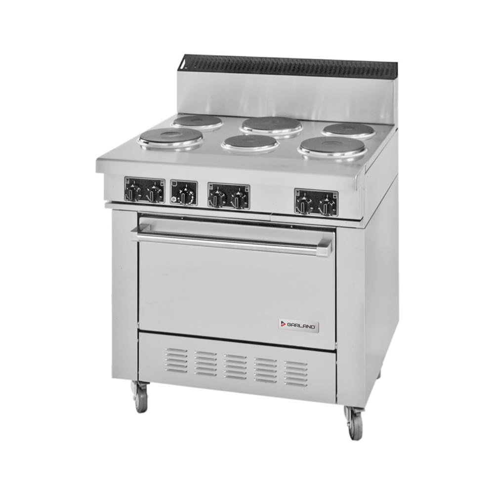 Garland S686 36" 6 Coiled Element Electric Range, 240v/1ph