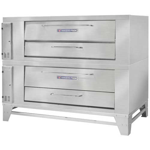Bakers Pride V-802 Double Pizza Deck Oven, LP