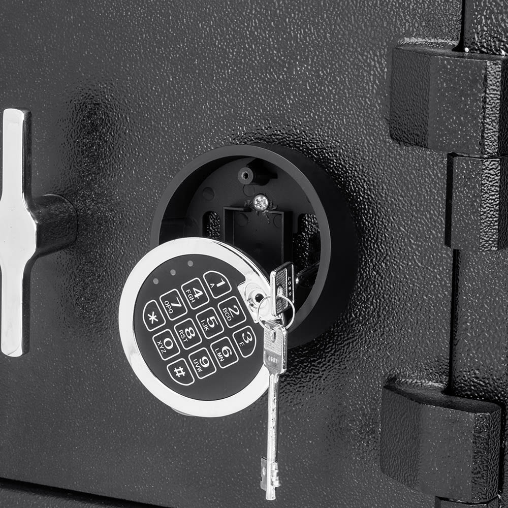 Barska AX13312 Locker Depository Safe w/ Keypad Lock (2) Compartments