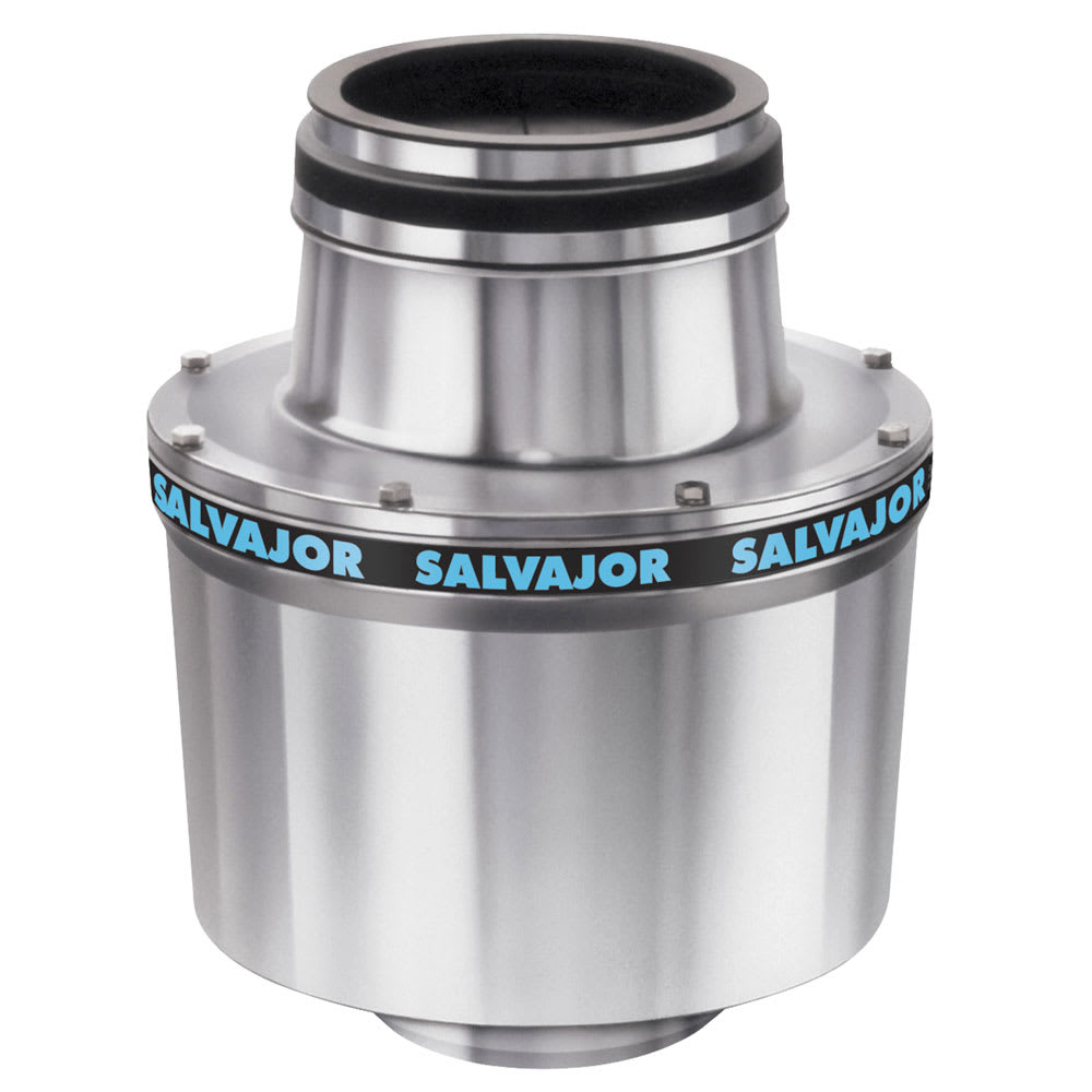 Salvajor 100 Disposer, Basic Unit Only, 1 HP Motor, 230/3 V
