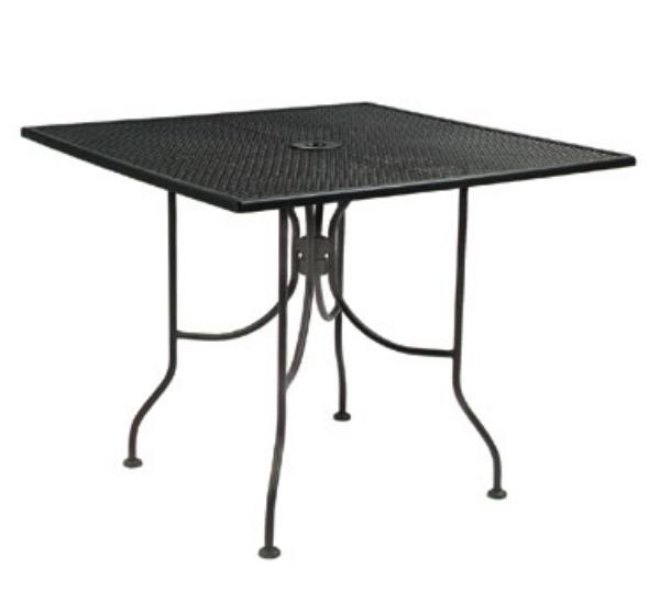 Waymar Mt293030m Patio Outdoor Table 30 X 30 In Metal Mesh Grid Top