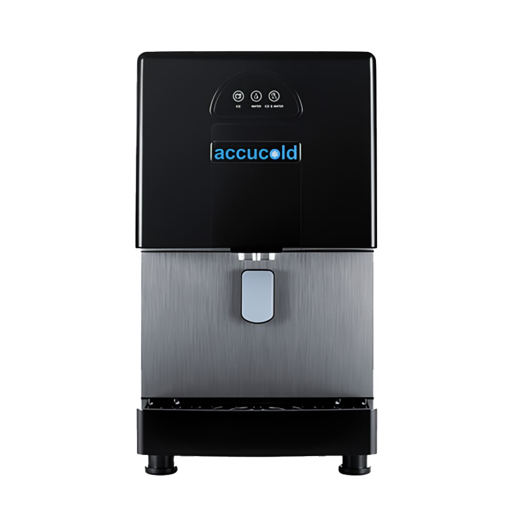 Accucold AIWD160 160 lb Countertop Nugget Ice & Water Dispenser 5 3/