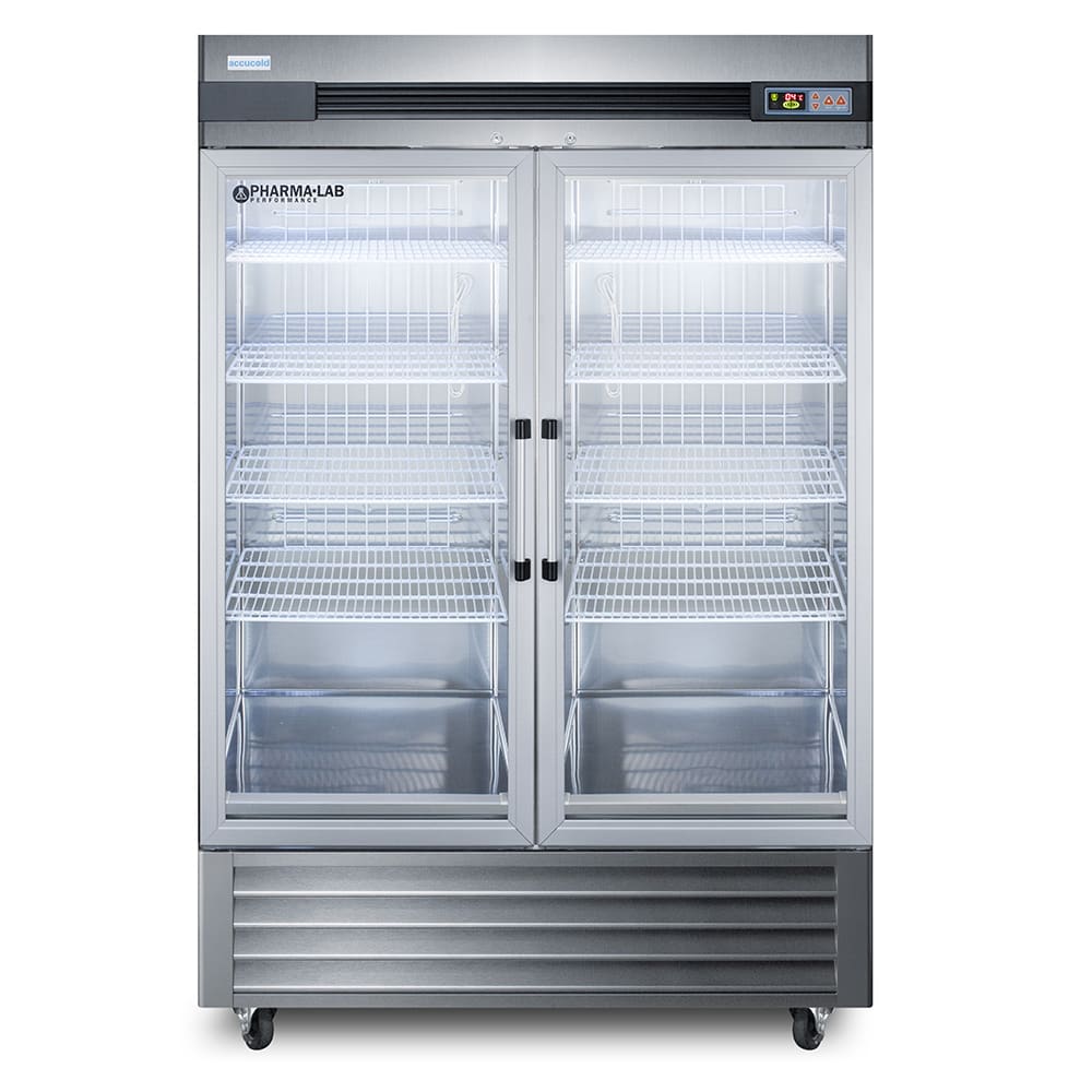 Betsy Trotwood Para editar Criatura Accucold ARG49ML 56" Two Section Medical Refrigerator - Stainless Steel,  115v