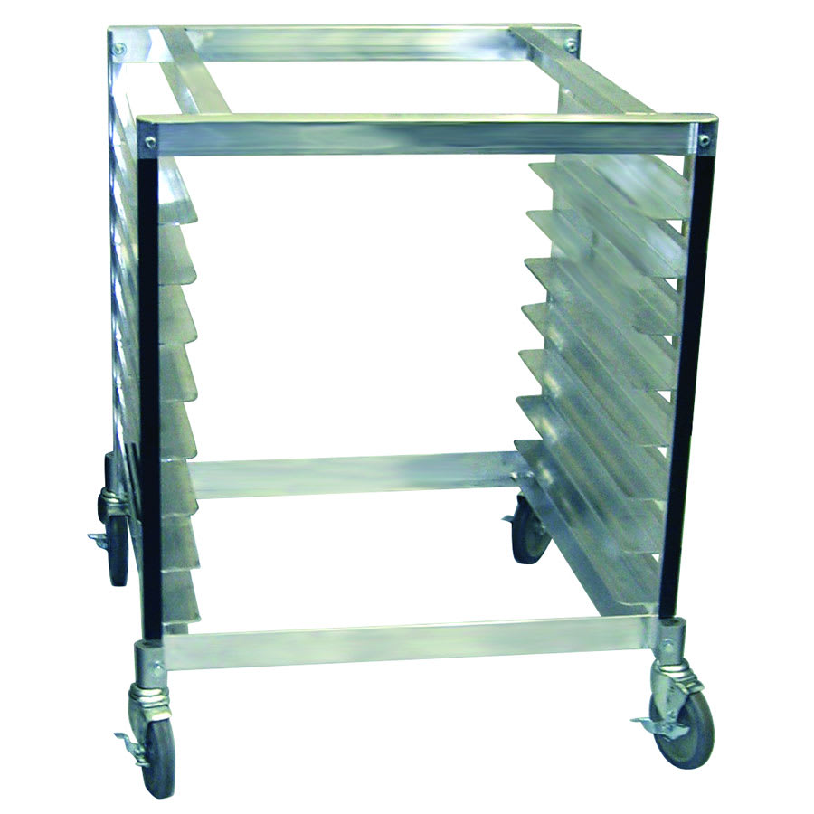 Cadco OST-195 30" x 28" Mobile Equipment Stand for XAF/XAFT Convection Ovens, Pan Slides