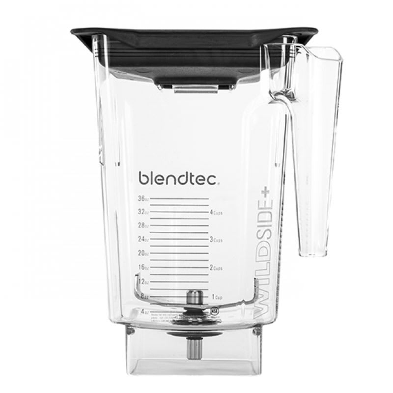 Blendtec WILDSIDE-CH 3-qt WildSide Jar w/ Gripper Lid & Wingtip Blade, Ounce & Cup Markings