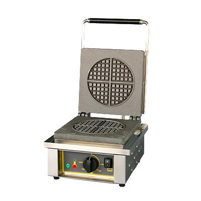 Equipex GES70 Single Waffle Maker w/ Cast Iron Plates, 220v/1ph