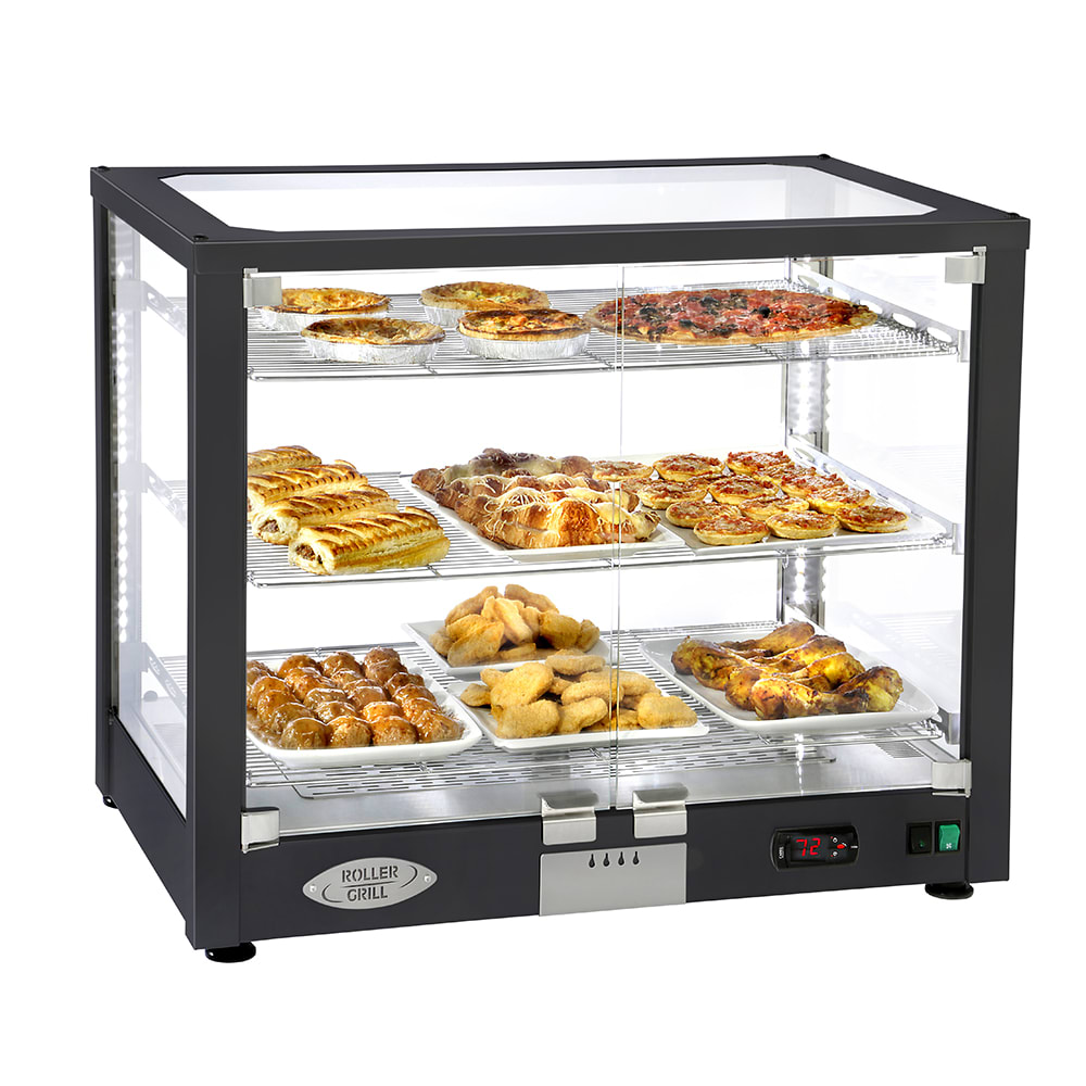 Equipex WD780B3 30 1/2" Full Service Countertop Heated Display Case