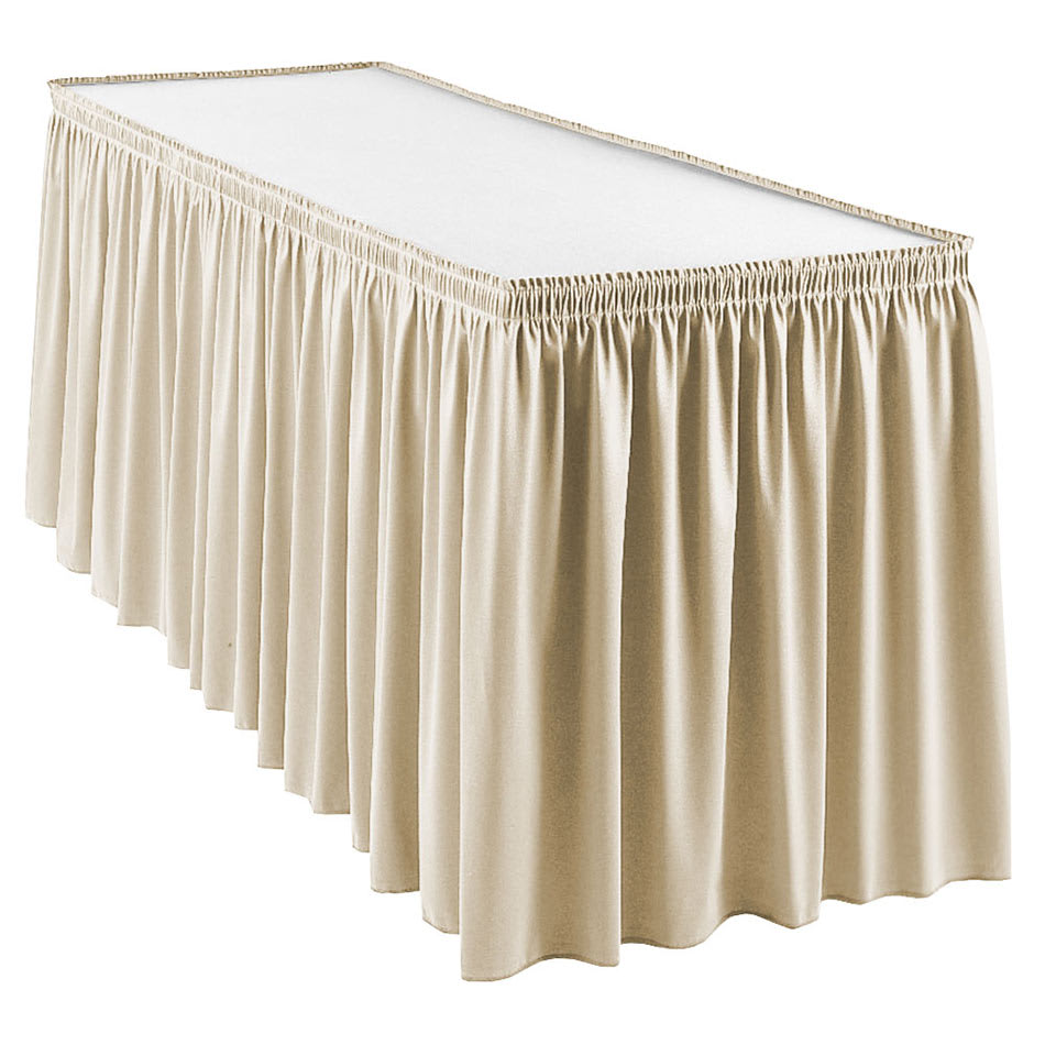 Snap Drape 5412ce29s2b1744 Wyndham 13 Ft Table Skirt Shirred