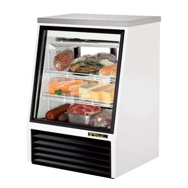 True TSID-36-2 36" Full Service Deli Case w/ Straight Glass - (3) Levels, 115v