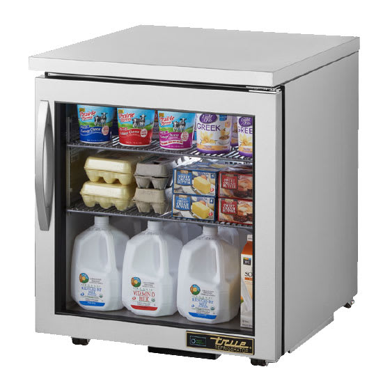 True TUC-27G-LP-HC~FGD01 Undercounter Refrigerator w/ (1) Section & (1) Door, 115v