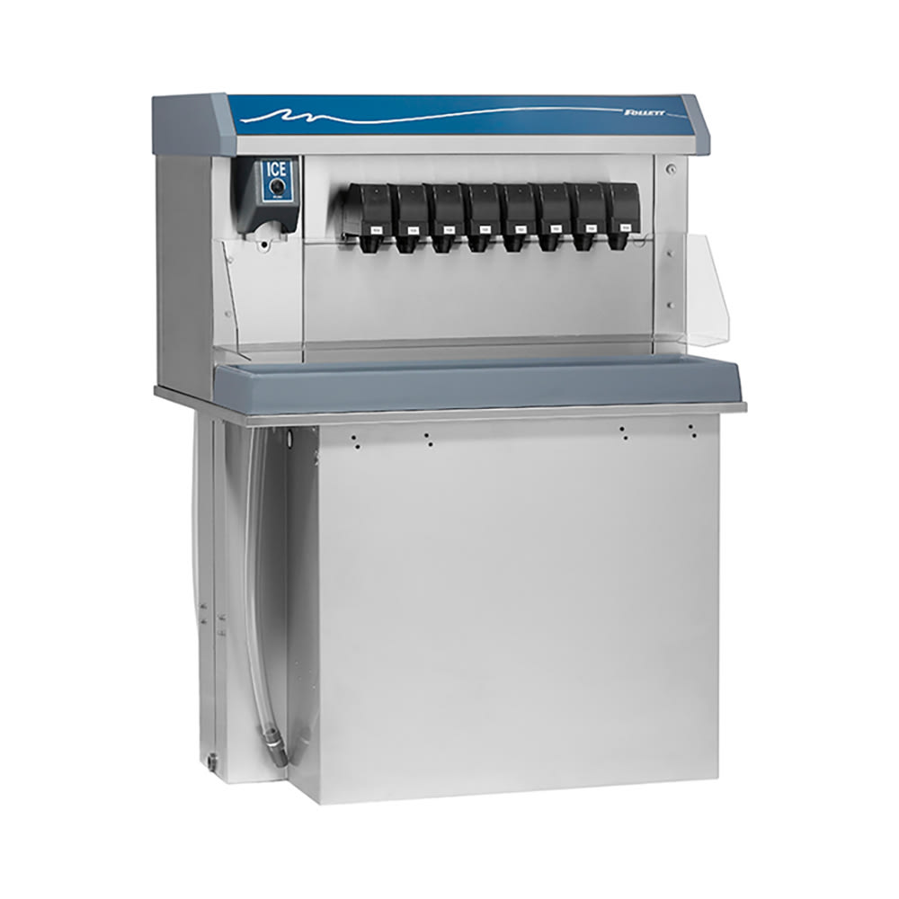 Follett VU300B8LL Countertop Nugget Ice & Soft Drink Dispenser - 300 lb