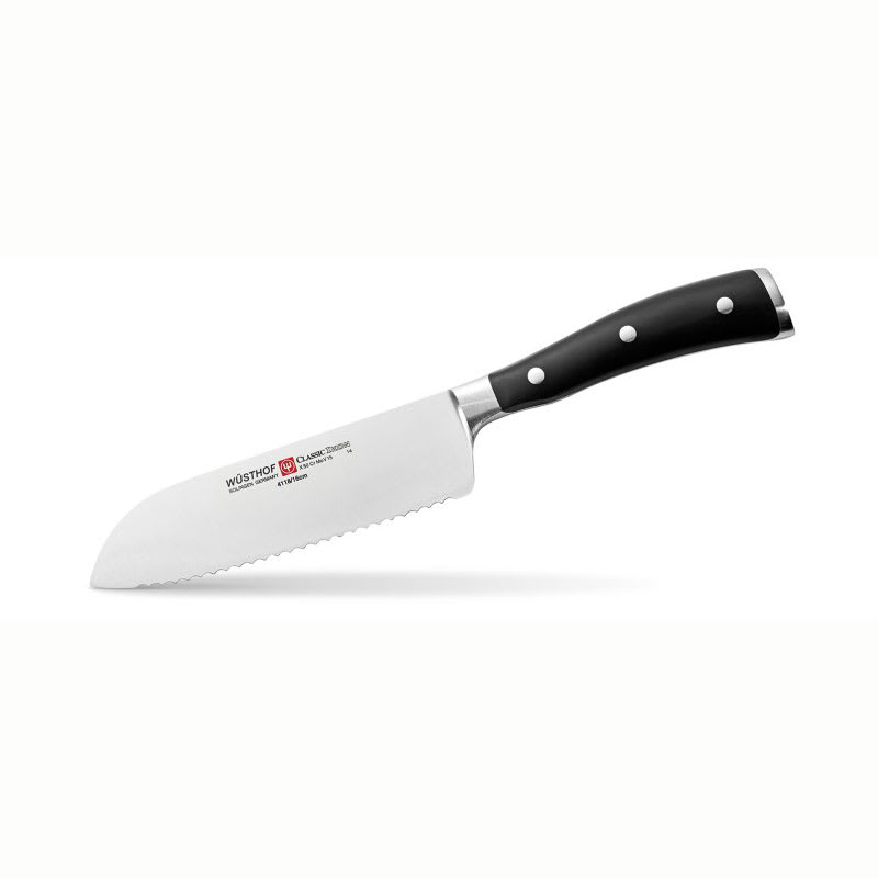 Wusthof 41187/16 Salad Knife w/ 6" Blade Full Tang, Black Synthetic