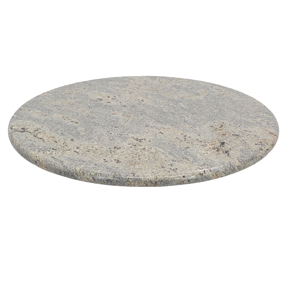 Art Marble G208 RD 30" Round Granite Table Indoor/Outdoor, Kashmir White