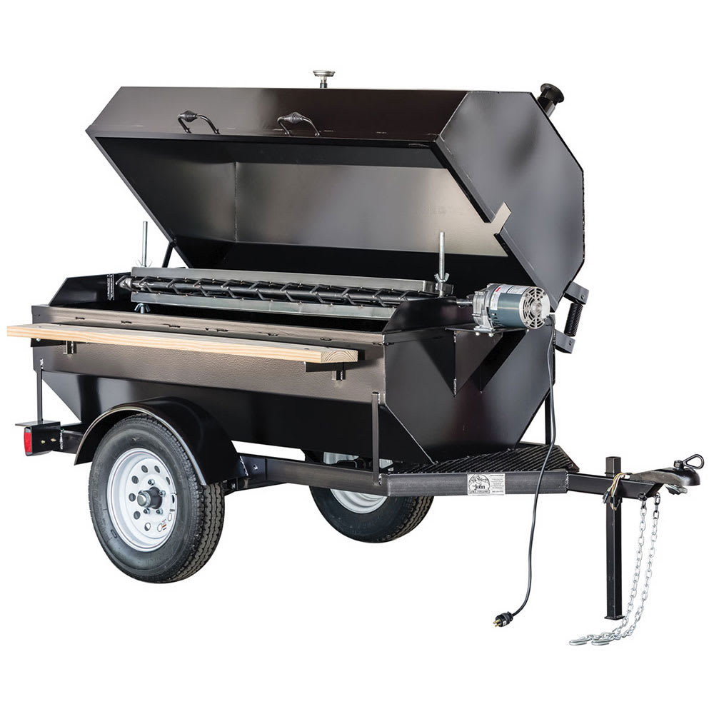 Big Johns Grills & Rotisseries 6SDR 68" Towable Charcoal/Wood