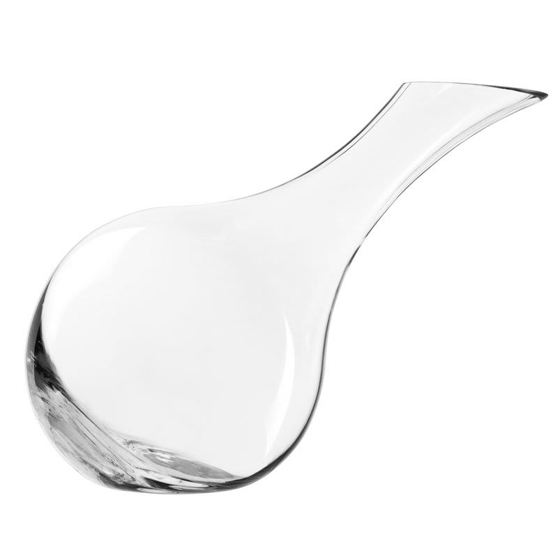 Libbey 96763 63-oz Vina Tilt Decanter - Hand Blown, Tilted