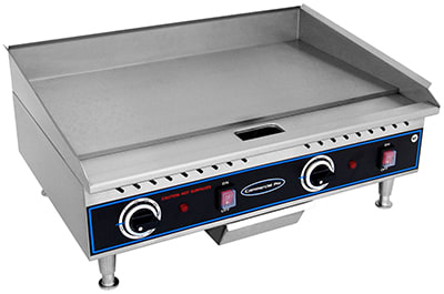 Commercial Pro CPG24 24" Countertop Griddle - Thermostat Control, 208/240v