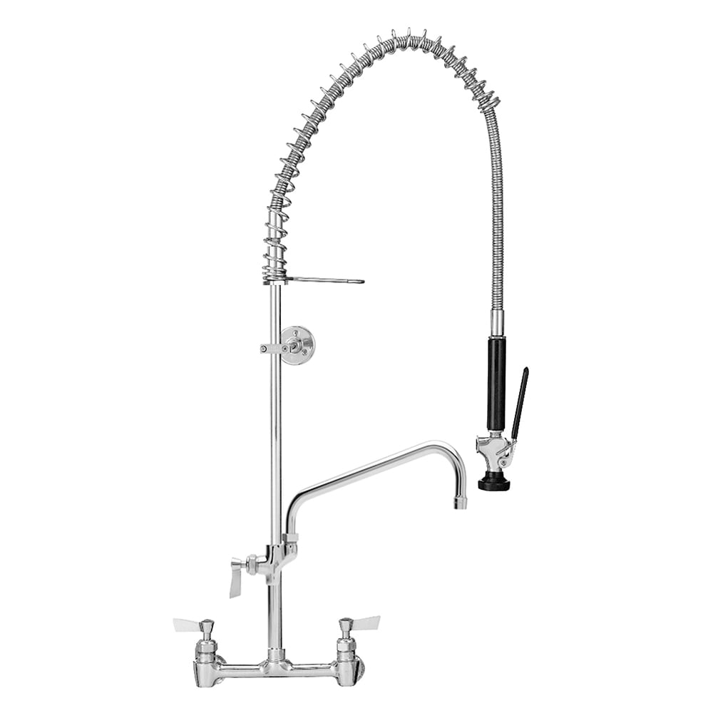 Fisher 34460 38 H Wall Mount Pre Rinse Faucet 1 3 20 Gpm Base