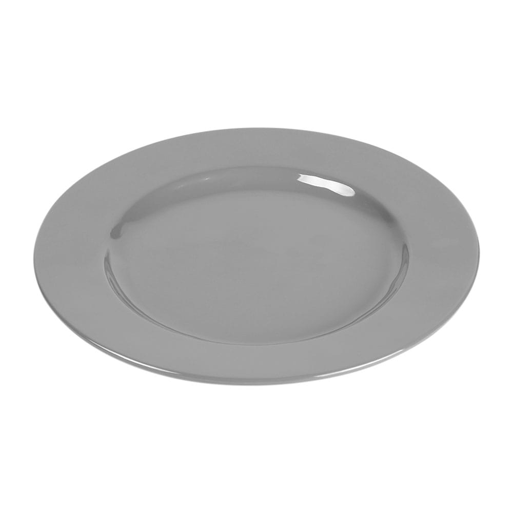 Elite Global Solutions D1025CG 10 1/2" Melamine Dinner Plate, Gray