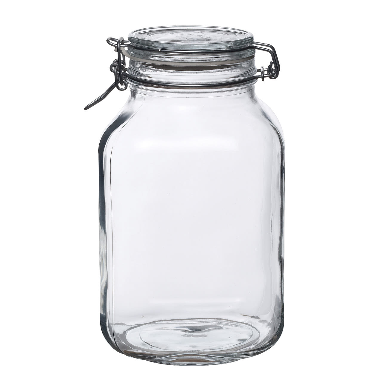 American Metalcraft GJ24 24 oz. Square Glass Condiment Jar