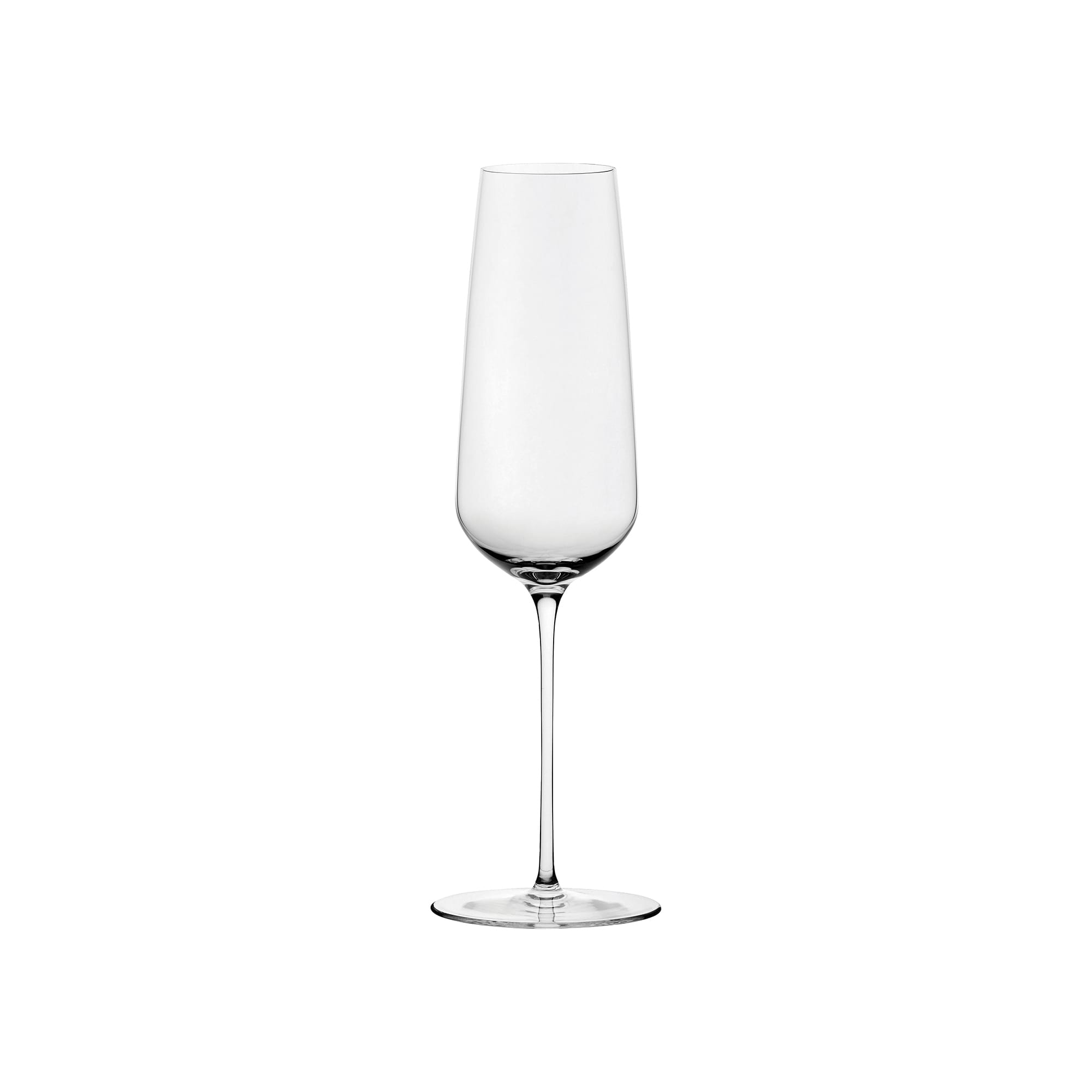 Nude Glass Stem Zero Flute Champagne Glass