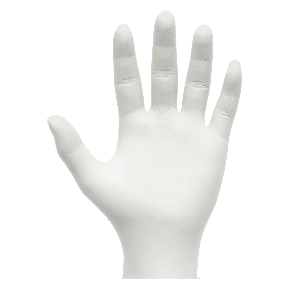 white powder free latex gloves