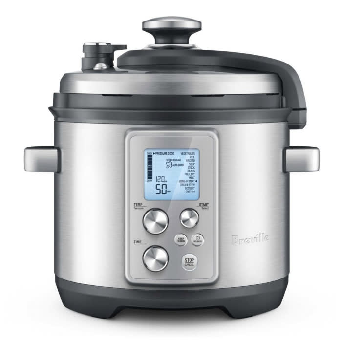 Breville BPR700BSS Fast Slow Pro™ Pressure Cooker w/ 6 qt Ceramic Bowl