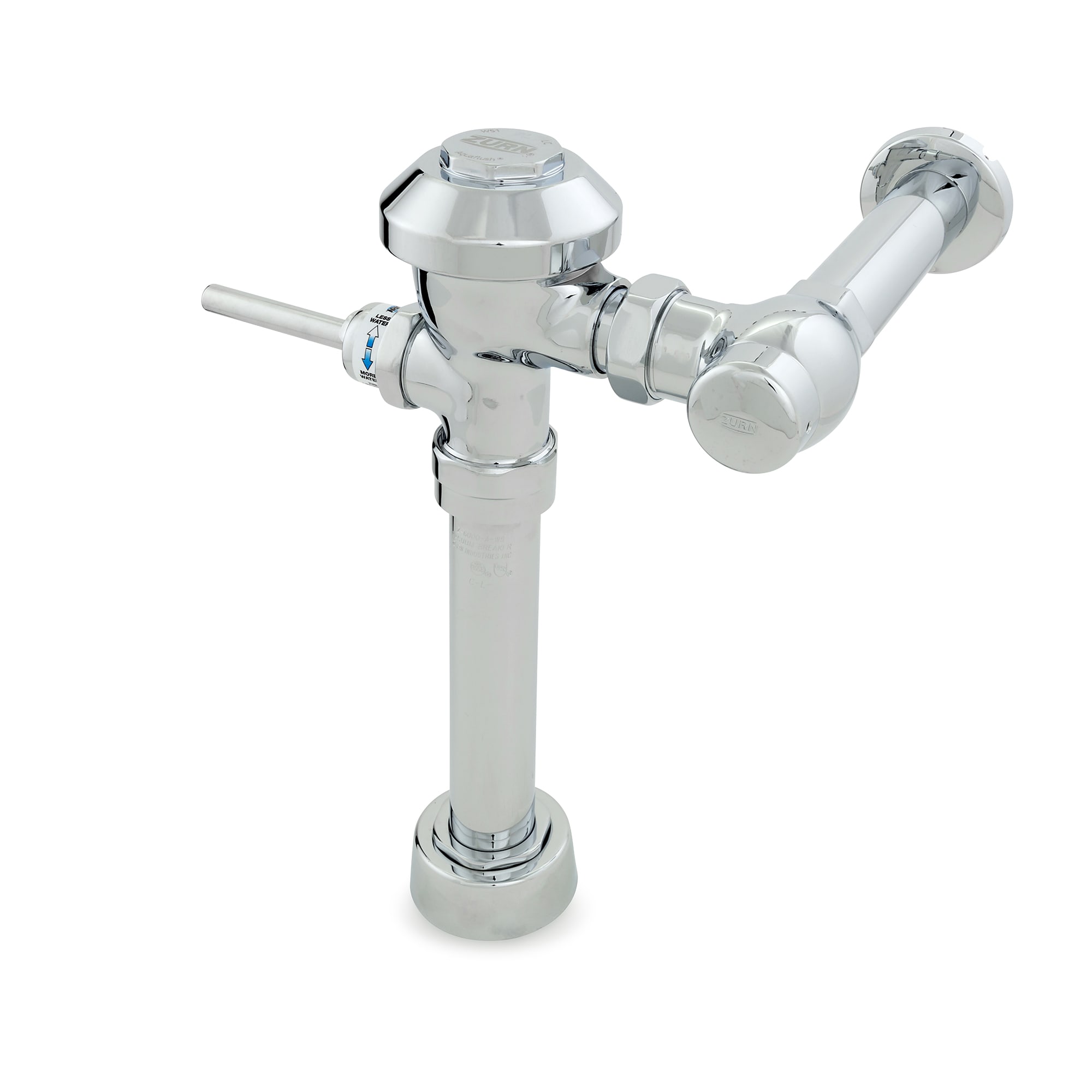 Zurn Industries Z6000PL-WS1-DF Exposed Manual Flush Valve Plus w/ Dual ...