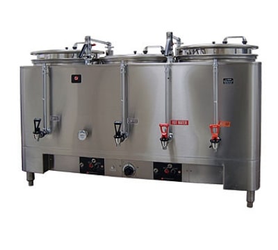 Grindmaster 7303(E) Automatic Triple 3-gal Coffee Urn w/ Pump Style Brew, Single Wall 120/208/1 V