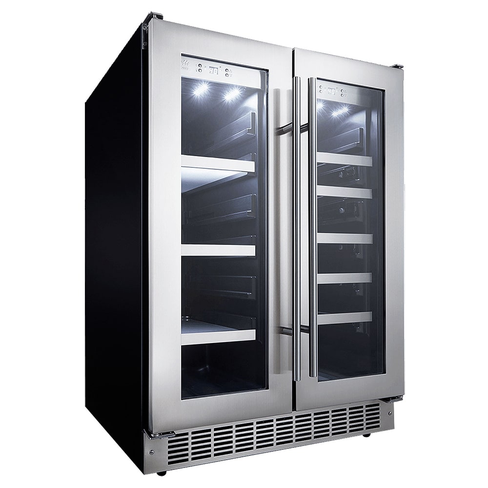 Danby Dbc047d3bsspr 4 7 Cu Ft Undercounter Refrigerator W Glass Door Stainless Steel 115v