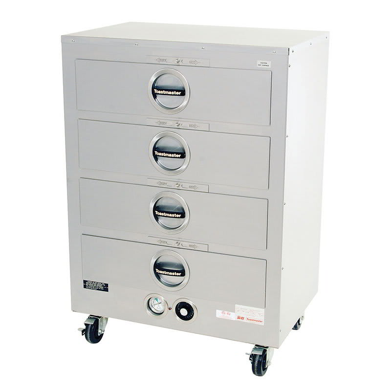 Toastmaster 3D8XDT09 120 4-Drawer Insulated Food Warmer, 7-Dz Rolls Ea, 120 V