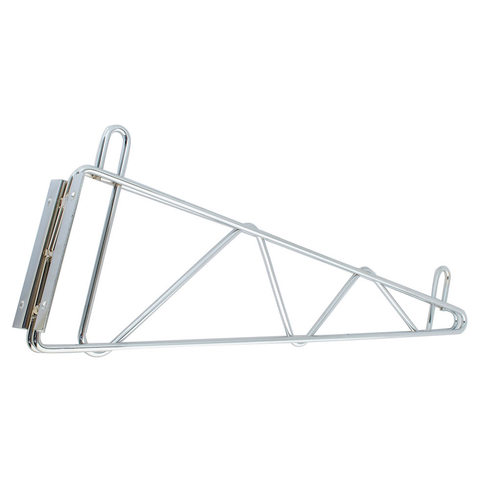 StoreIt 11124 Bracket for 24" Deep Wall Mounted Shelf, Chrome