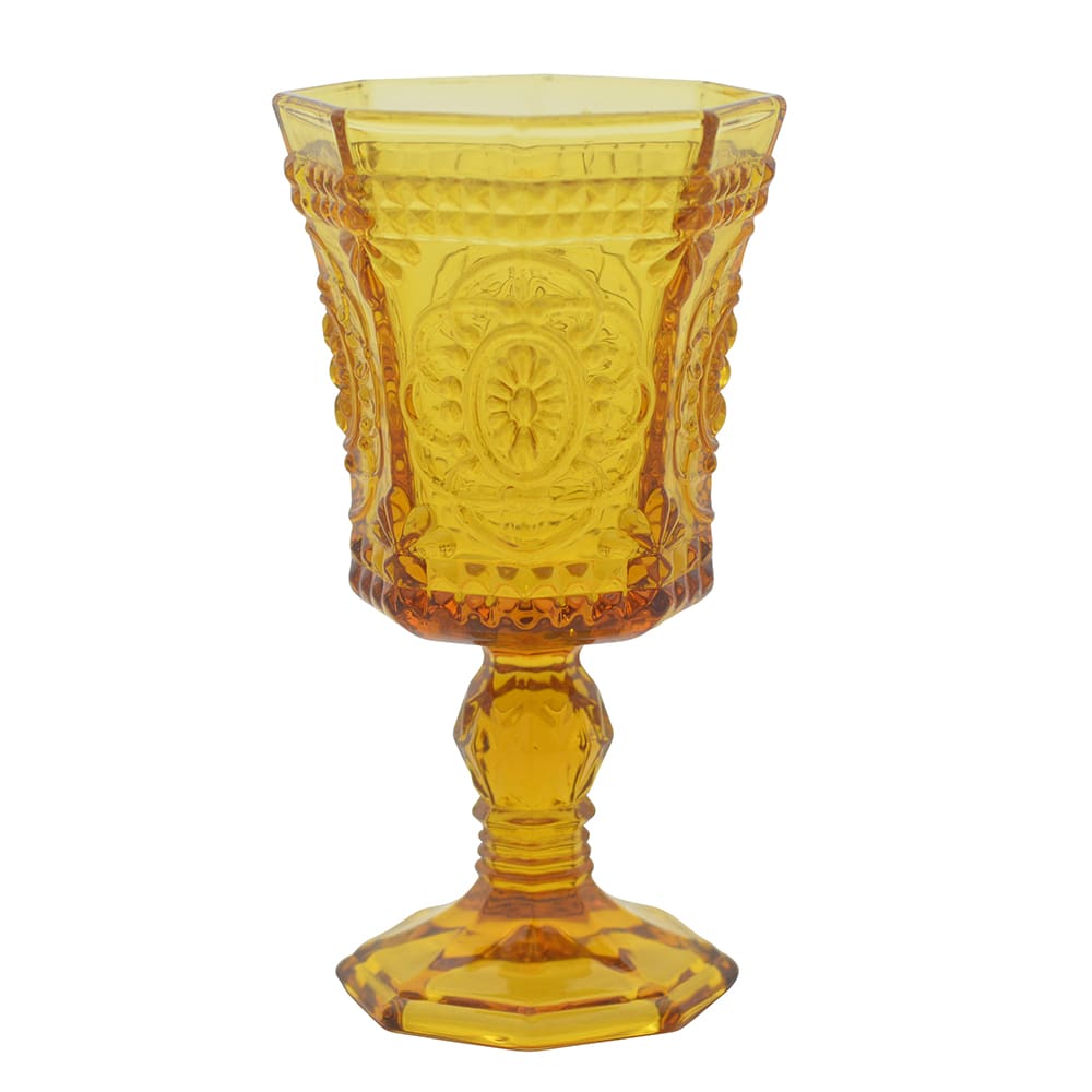 10 Strawberry Street VAT-RW-AMB 8 oz Vatican Red Wine Glass, Amber