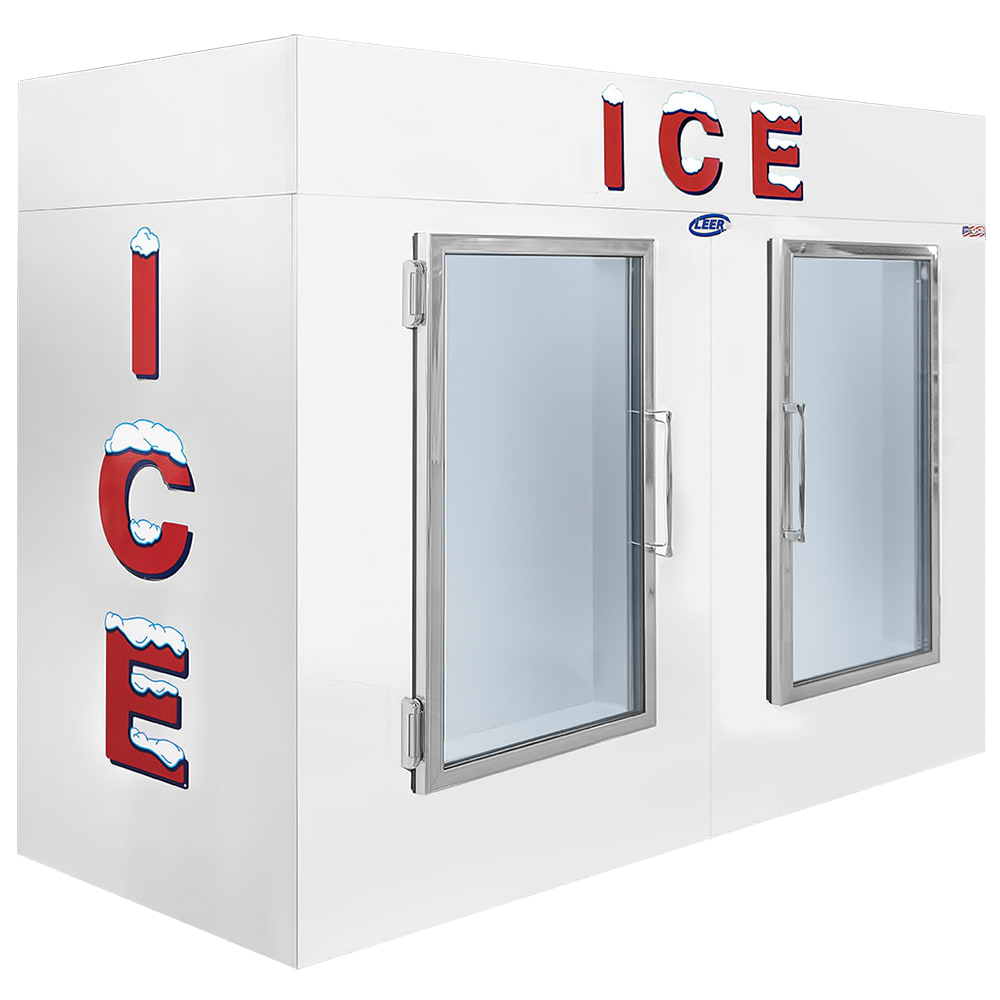 Leer, Inc. 100CG 94" Indoor Ice Merchandiser w/ (220) 10 lb Bag