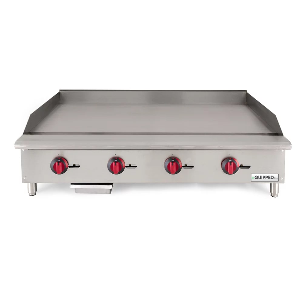eQuipped GR48 48" Gas Griddle Manual, 3/4" Steel Plate, NG