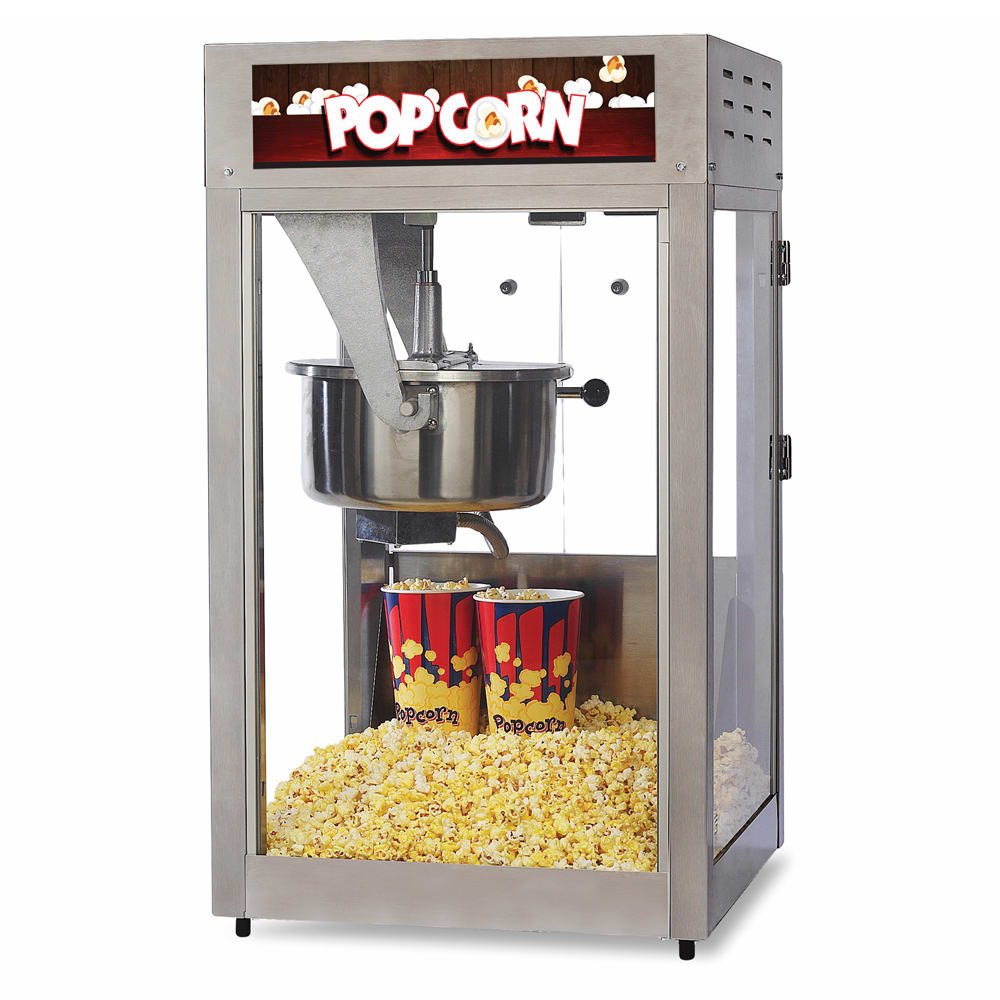 stainless steel popcorn popper