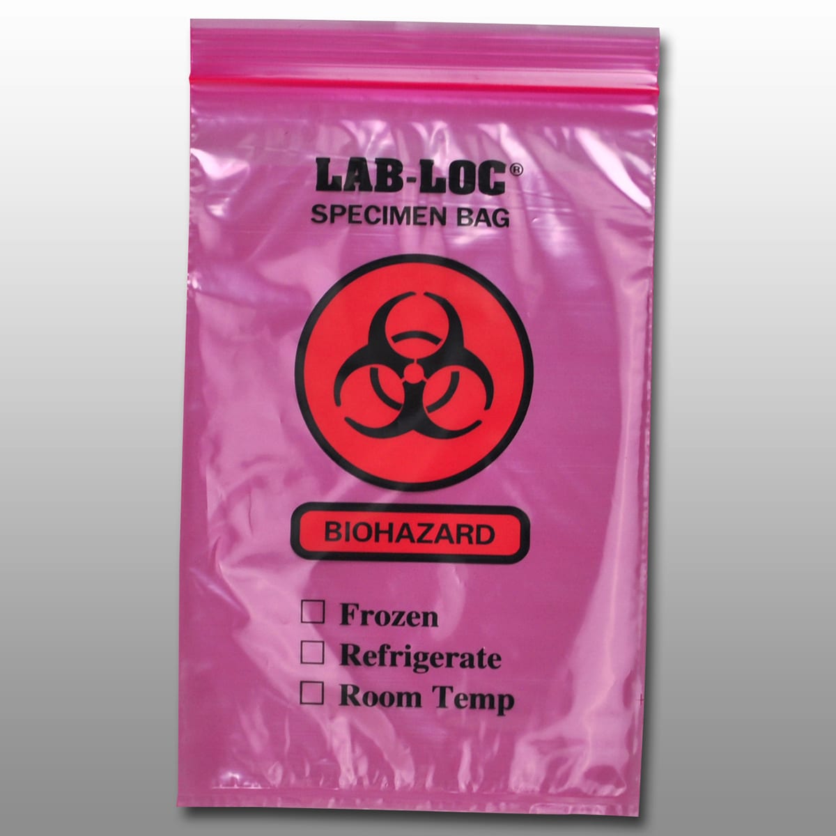 LK Packaging LAB20609RE Lab-Loc® Reclosable 3-Wall Specimen Bags - 6