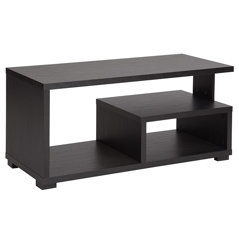 Flash Furniture Ev Ct 3890 00 Gg Morristown Coffee Table W Open Flash Furniture Ev Ct 3890 00 Gg Morristown Coffee Table W Open Storage 35 5 X 15 D 16 H Espresso Laminate