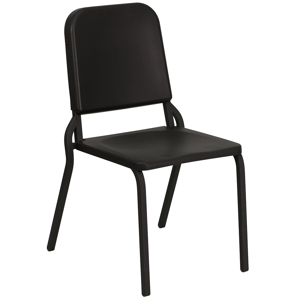 Flash Furniture HFMUSICGG Stacking Music Chair w/ Black Polypropylene