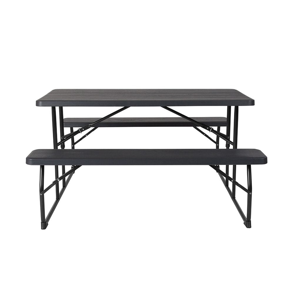 Flash Furniture Rb Ebb 1470fd Gg Folding Picnic Table Benches