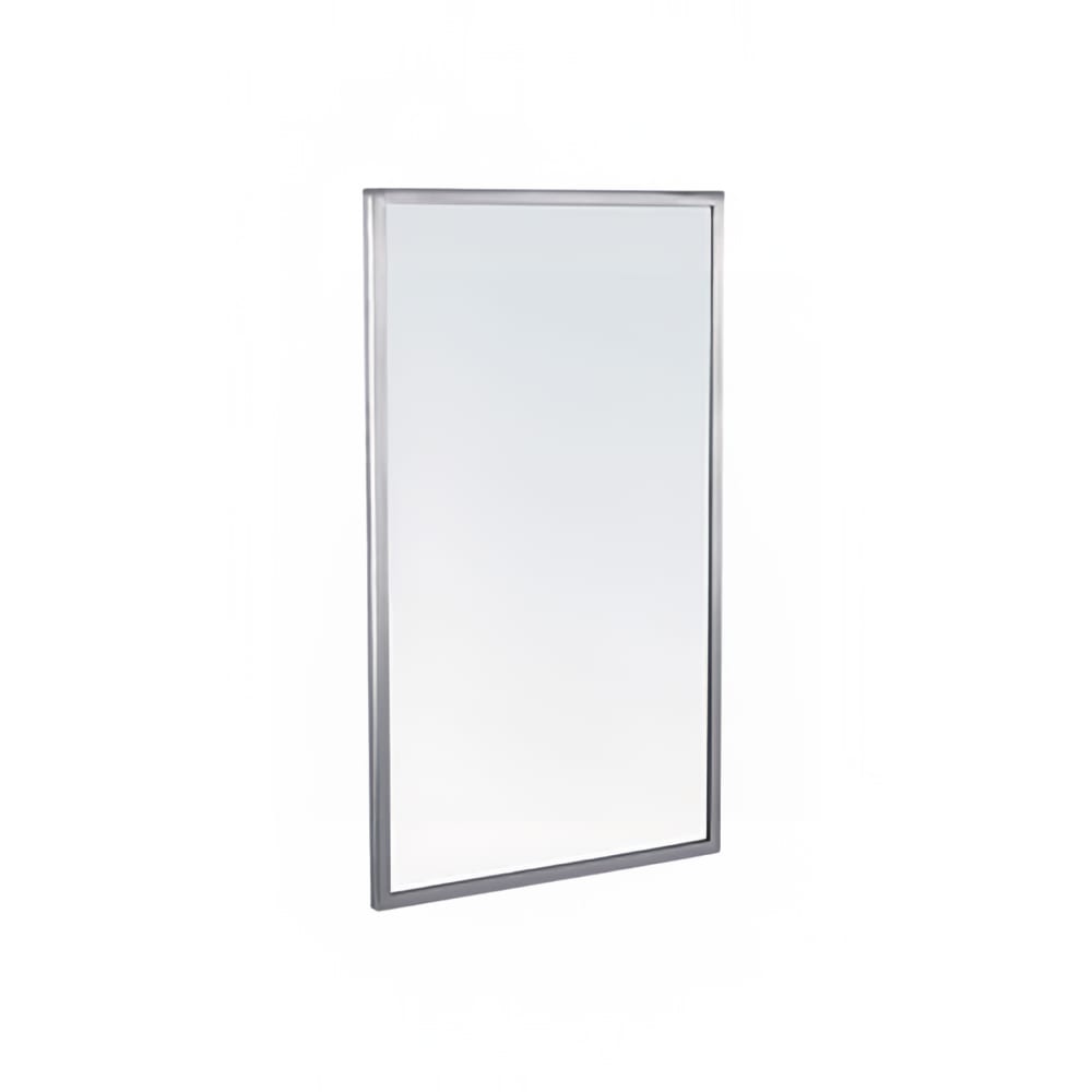 Gamco A 24x36 Welded Frame Mirror 24 X 36 Satin Stainless 2277