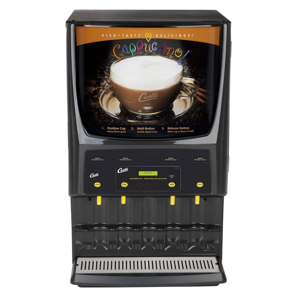 Curtis PCGT5DV Cappuccino Machine w/ (3) 5 lb & (2) 10 lb Hoppers & (5