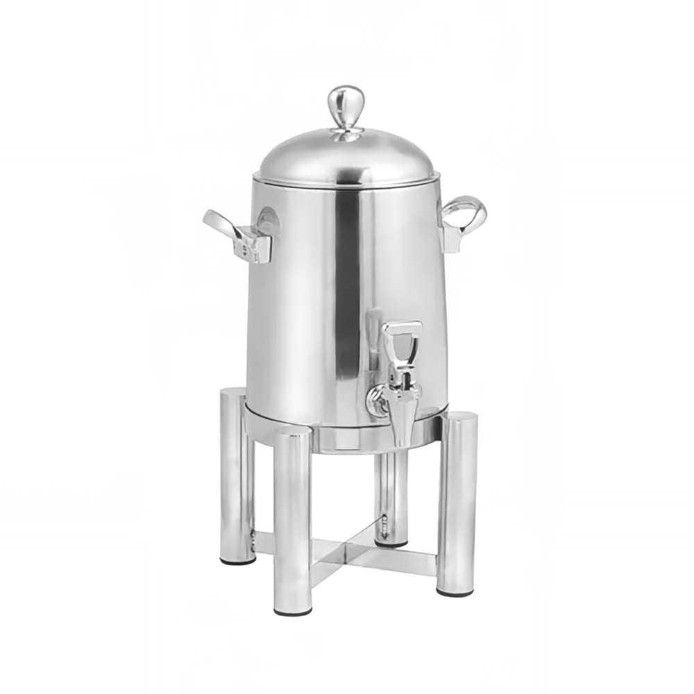 Service Ideas URN15VBSRG 1 1/2 Gal Low Volume Dispenser Coffee Urn w/ 1 Tank, Thermal, Vacuum Insulation, Silver