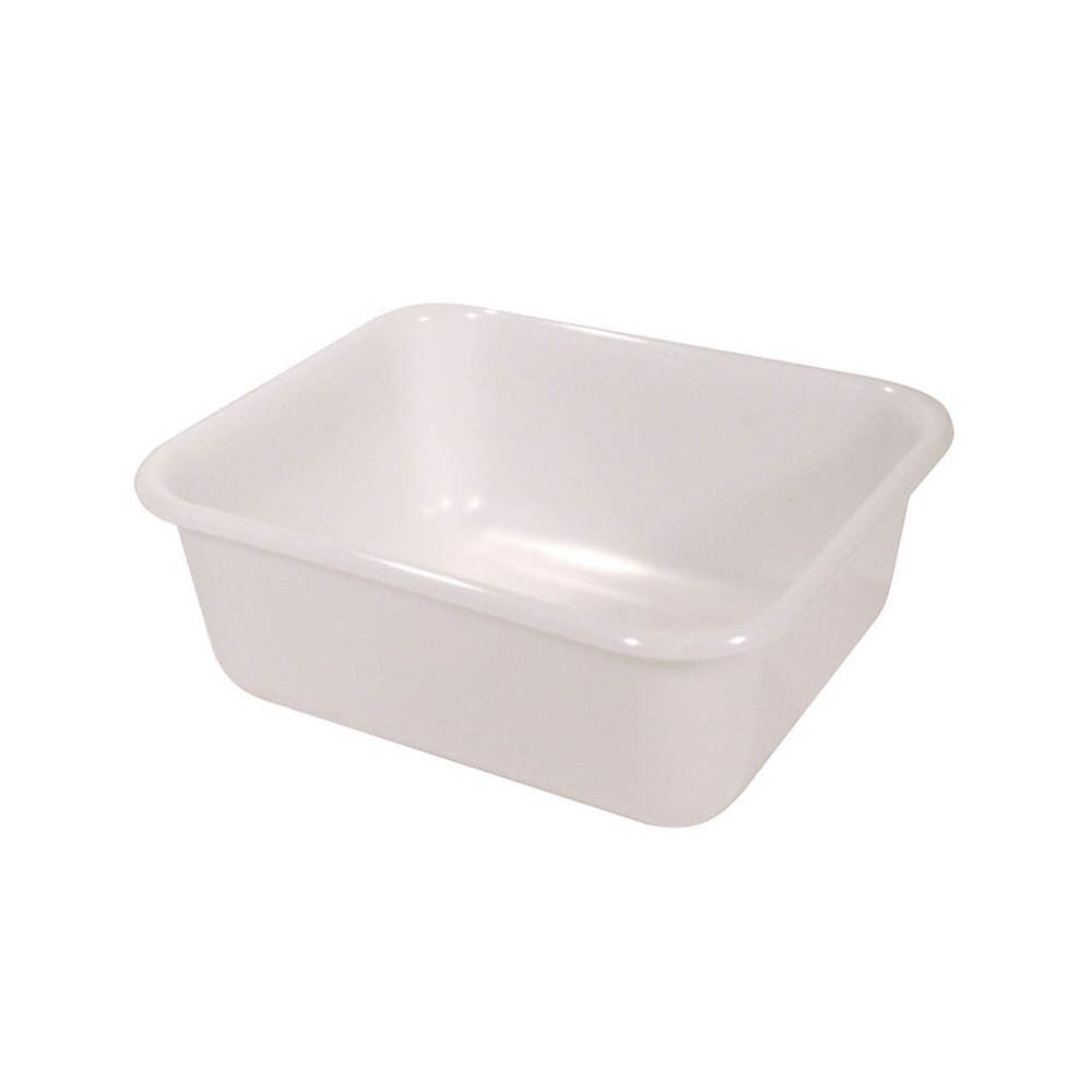 Rubbermaid Commercial Products Food Storage Box/Tote for  Restaurant/Kitchen/Cafeteria, 3.5 Gallon, White FG350900WHT