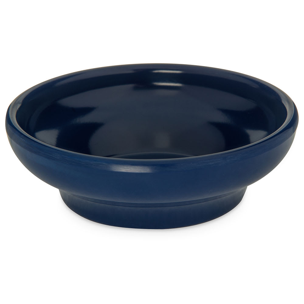 Carlisle 5 oz Round Salsa Dish - Melamine, Cobalt Blue (087560)