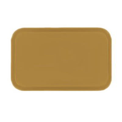 Carlisle 3753FG023 Rectangular Cafeteria Tray - 53x37cm, Gold