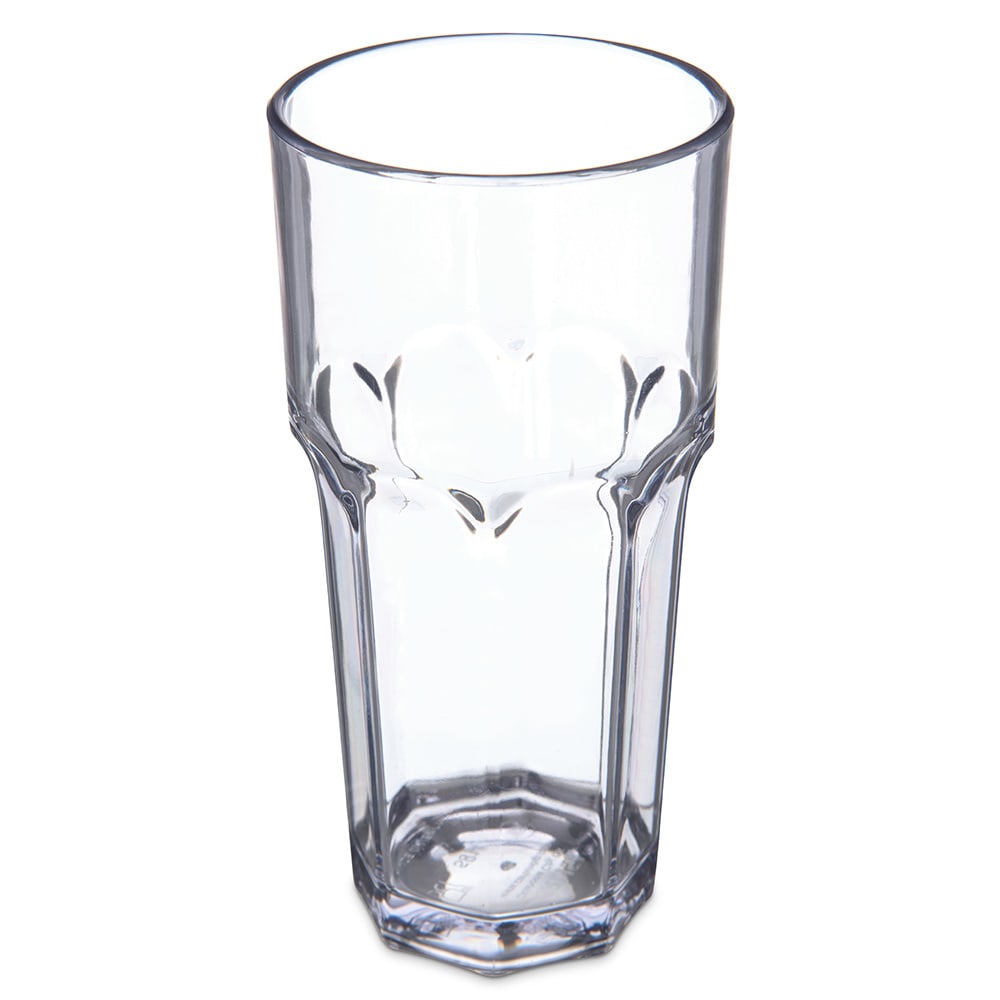 Carlisle 110407 Bistro 4 oz Tumbler- Clear Fluted Stackable San