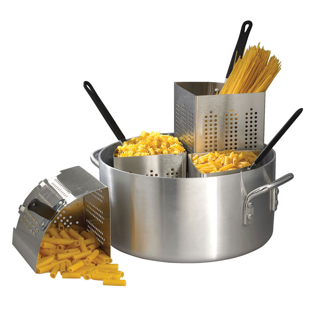 Winco SSDB-20S Master Cook Stainless Steel Steamer / Pasta Cooker with  Cover 20 Qt - Able Kitchen