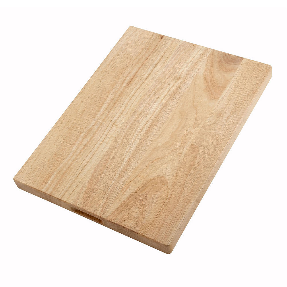 Tablecraft CBW20161L 20 x 16 x 1 Wood Grooved Cutting Board with Non-Slip  Legs