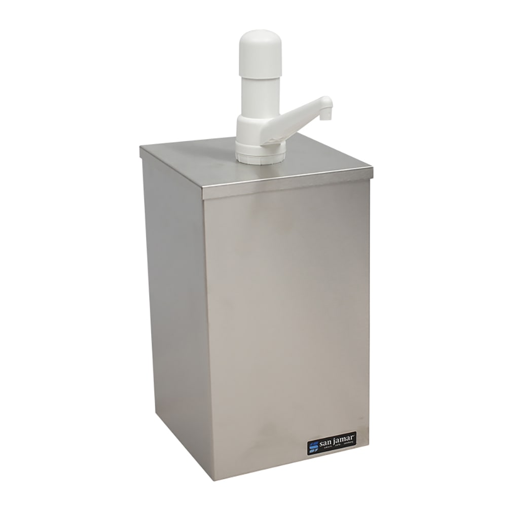 San Jamar P9800 Pump Style Condiment Dispenser w/ Pump box & Pump